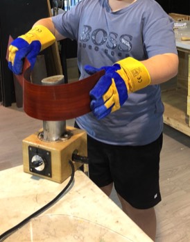  Heat Forming African Padauk Wood 