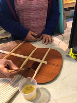  19 May 2018 Gluing Ribs 